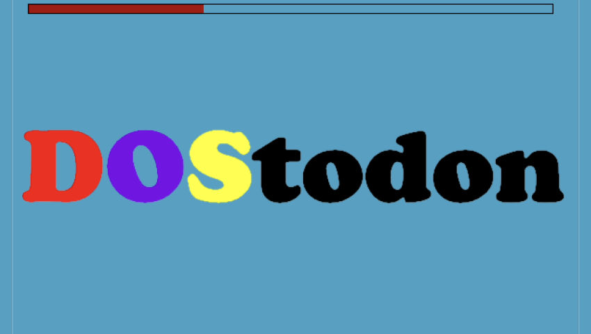 DOStodon - A Mastodon DOS Client!